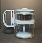 Vintage Gemco Micro-perk Percolator Coffee Pot Country Blue Made Usa Used. Price: $19.91.