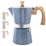 Grosche Milano Moka Pot Stovetop Espresso Maker 6 Cup Indigo - Greca Coffee New. Price: $63.43.