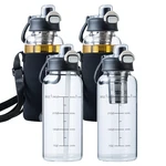 Wangsdjy 35OZ Glass Water Bottle Straw Handle Bpa-free Leakproof New. Price: $52.28.
