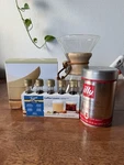 Chemex Coffee Pour-over Starter Set Open. Price: $100.00.