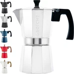 Grosche Milano Stovetop Espresso Maker Moka Pot 6 Cup - 9.3 Oz, Silver New. Price: $57.57.
