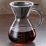 Pour Over Coffee Maker - 20 Oz (600ML) Borosilicate Glass Carafe Reusable S... New. Price: $32.32.