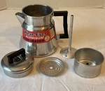 New Wearever Aluminum Stovetop Percolator 6 Cup Coffee Pot, Silver, Read!!. Price: $125.00.