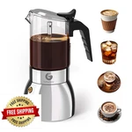 Gator 9 Cup Moka Pot, 15OZ Stovetop Espresso Maker, Italian Coffee, Tr New. Price: $51.71.