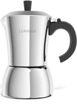 Luxhaus Moka Pot - 3 Cup Stovetop Espresso Maker 100% Stainless Steel Italian New. Price: $50.00.