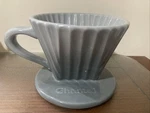Chantal Pour Over Ceramic Coffee Filter Single Cup - Gray Ombre Used. Price: $14.99.