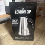 London Sip Stainless Steel Stovetop Espresso Maker Moka Pot Italian Coffee Pe... New. Price: $47.11.