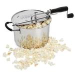 Stovepop Stainless Steel Popcorn Popper - Gearless Hand Crank, Magnetic Lid, ... New. Price: $114.85.