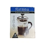 French Press Epoca Sierra Coffee Cafe Classic - 4 Cup Open. Price: $9.99.