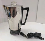 Vintage Presto PK11A Chrome Submersible Pot Percolator / Pre-owned Used. Price: $76.47.