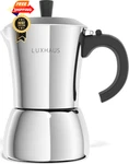 Luxhaus Moka Pot - 9 Stovetop Espresso Maker 100% Cup, Silver New. Price: $84.99.