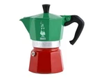 Bialetti Moka Express Tricolor Pcs 0.13 Green Red Aluminum 0005322 Nuovo. Price: $43.32.