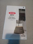 Oxo Cold Brew Coffee Maker - Black Opened Box 1272880 32OZ. Price: $35.00.