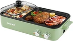 Topwit Hot Pot Electric Grill, 2 1 Indoor Non-stick And New. Price: $80.09.