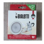 Bialetti Gasket & Filter Plate Set For Moka Pot, 3 Pack, 9 Cup Open. Price: $15.99.