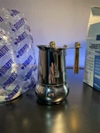 Bialetti Kitty Stainless Steel Espresso Maker Vintage Made Italy 2 Cups (new) Open. Price: $89.00.