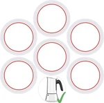 Bialetti 10 Cup Coffee Maker Spare Parts Silicone Gasket Steel Plate Set New. Price: $22.51.