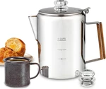 Coffee Percolator Camping Pot Stainless Steel Maker With Two Heat New. Price: $43.43.