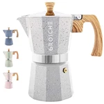 Grosche Milano Moka Pot Stovetop Espresso Maker - Grey, 6 Cup Coffee Percolator New. Price: $60.56.
