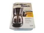 Hamilton Beach 12 Cup Coffee Maker Model 49316R New Open Box. Price: $47.49.