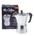 Mr. Coffee Brixia 6-CUP Stovetop Espresso Maker Classic Italian Moka Pot New. Price: $12.00.