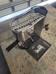 Krups Divine XP444 Stainless Steel And Black Espresso Machine Used. Price: $99.99.