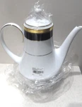 New Noritake Crestwood Cobalt Gold 56 Oz. Coffee Pot (server) - In The Box. Price: $120.00.