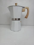 Zulay Kitchen Moka Pot Aluminum Espresso Maker 5.5 Cups Open. Price: $25.00.