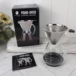 Bean Envy Pour Over Coffee Maker, High-heat Glass 20 Oz 5 Cup Gently Used. Price: $31.95.