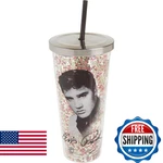 Spoontiques Glitter Filled Acrylic Tumbler W/ Straw 20 Oz Spill-proof Cup New. Price: $31.28.
