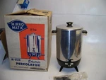 M-0130 10 Cup Coffee Percolator Used. Price: $19.95.