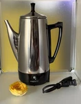 Vintage Presto Stainless Steel 12 Cup Coffee Maker Model 0281105 Works Well Unspecified. Price: $45.00.