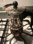 Magefesa Genova Stainless Steel Stovetop Espresso Maker - 4 Cups New. Price: $49.99.
