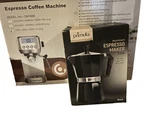 Espresso Amzchef Coffee Machine Model CM1666 120V-60HZ And Cup Maker Open. Price: $175.00.