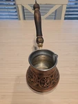 Bcs 12 Oz Copper Turkish Greek Arabic Coffee Pot With Ounces, Used. Price: $45.50.