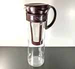 Hario Mizudashi Japanese Ice Cold Brew Coffee Pot Carafe (MCPN-14CBR) Used. Price: $12.75.
