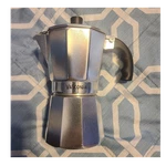 Vasconia 6-CUP Stovetop Moka Pot Espresso Maker Aluminum Silver/black Used. Price: $30.00.