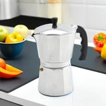Espresso Coffee Stovetop Maker 3-CUP Aluminum Moka Pot, Silver, Usa B120-42V New. Price: $34.97.