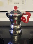 New Moka Alessi, Espresso Coffee Maker 6 Cup Special Edition. Price: $99.00.