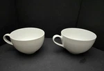 Steelite Rene Ozorio Aura White Porcelain Low Large Coffee Tea Mug Cup 12 Used. Price: $29.99.