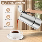 Coffee Pot Stovetop Espresso Maker, Stainless Steel Manual Machine New. Price: $30.44.