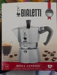 Bialetti Moka Express Cup 130ML Aluminum Silver Manual Espresso Pot New. Price: $21.80.