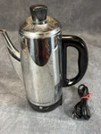 Hamilton Beach Model 40616 Chrome Electric Percolator Coffee Maker 12 Cup Works Used. Price: $25.00.