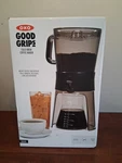 Oxo Good Grips 32 Ounce Cold Brew Coffee Maker Black New Open Box. Price: $39.99.