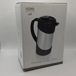 Thermos 34 Oz. Insulated Stainless Steel Gourmet Coffee Press - Silver/black New. Price: $30.00.