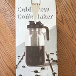 Qhh Cold Brew Coffee Maker 64 Oz Glass Bpa Free Pour Spout Handle Lid New. Price: $25.88.