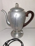 Vintage Mirro Matic Electric Percolator W/cord Coffee 8 Cups Works Aluminum Used. Price: $24.99.