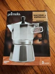 New Open Box Primula Stovetop Espresso & Coffee Maker 6 Cup PES3303 Free Ship. Price: $22.00.