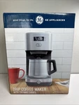 Ge Drip Coffee Maker With Timer 10-CUP Thermal Carafe Stainless Steel New!. Price: $79.95.