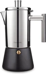 Diego Stovetop Espresso Maker Stainless Steel Italian Coffee Machine 6CUP New. Price: $79.99.